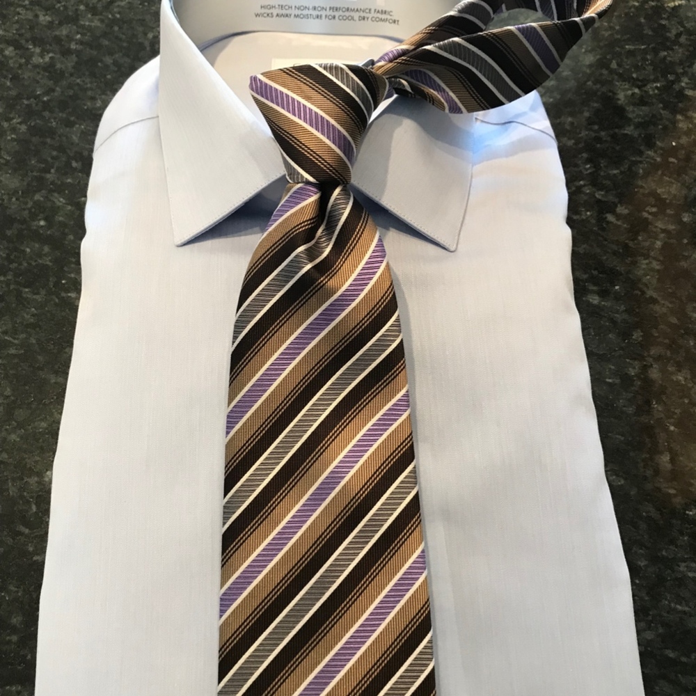 Multi-Colored Striped Tie - Picture 3 of 4